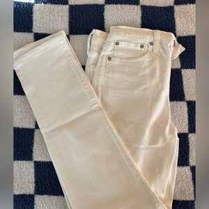 Madewell White Vintage Jeans